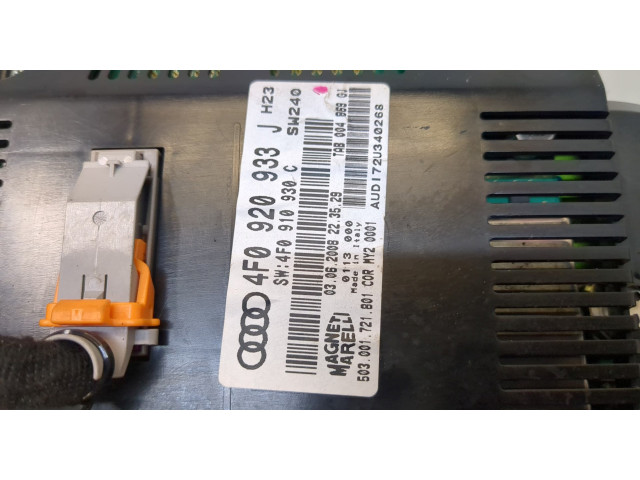 Панель приборов  Audi A6 (C6) 2004-2011       4F0920933J     