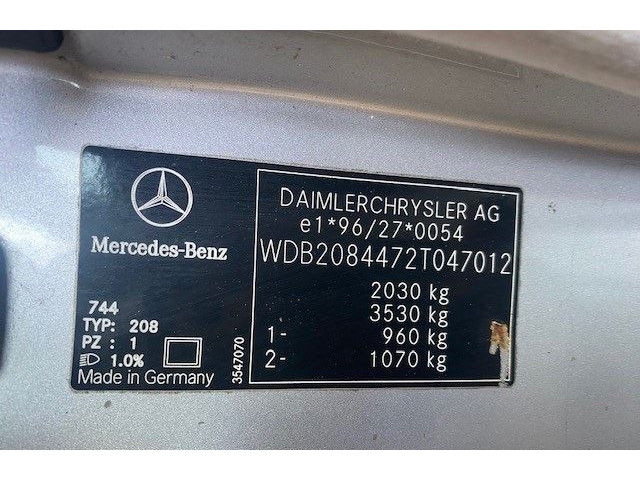 Вентилятор радиатора  Mercedes CLK W208 1997-2002     2.3 бензин       
