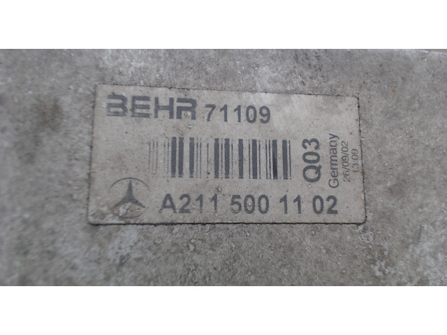 Интеркулер  Mercedes E W211 2002-2009 2.7  a2115001102    