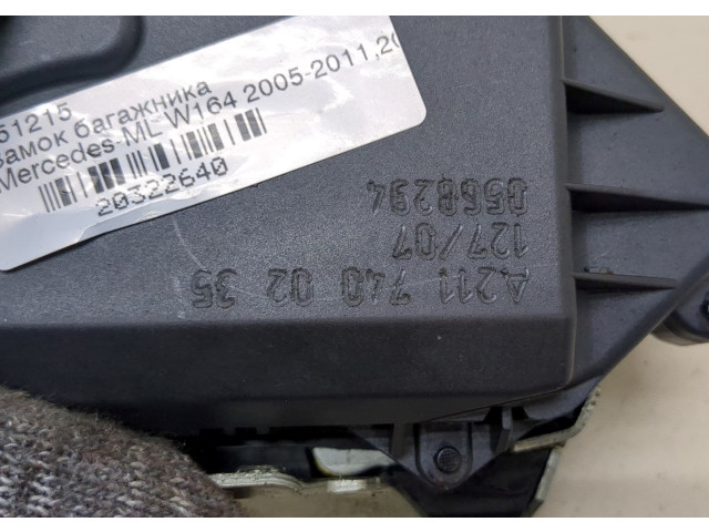 Замок багажника  Mercedes ML W164 2005-2011       