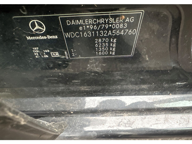 Бампер  Mercedes ML W163 1998-2004 задний     