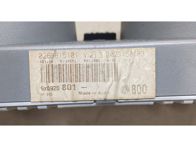 Панель приборов  Volkswagen Lupo       6X0920801X     