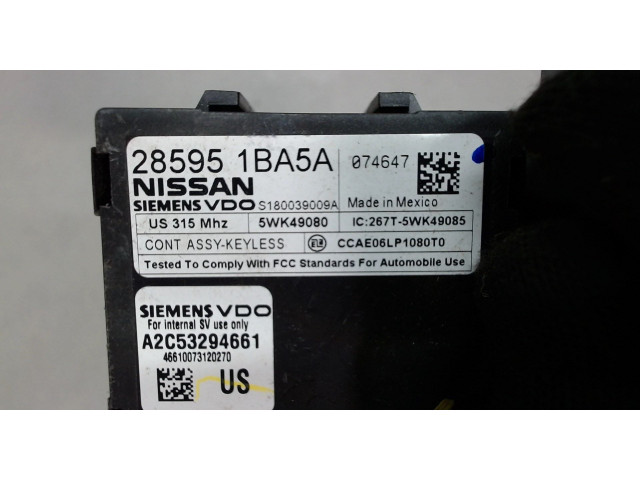 Блок комфорта  Infiniti EX35      28595-1BA5A  
