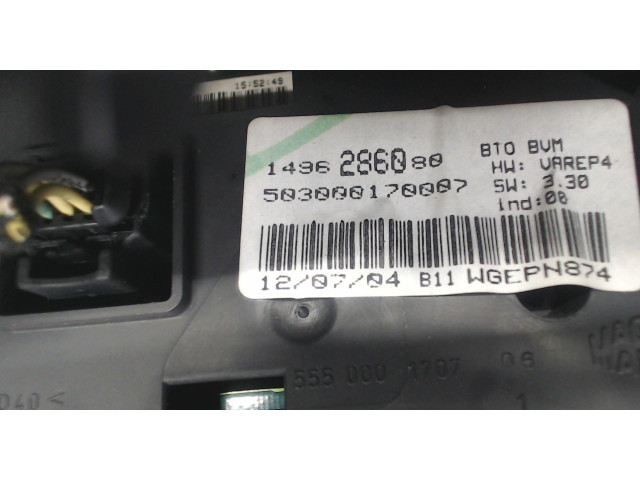 Дисплей бортового компьютера  Peugeot 807 1496286080       