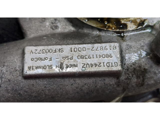  Турбина  Citroen C4 Grand Picasso 2014-             9804119380, 1610580580