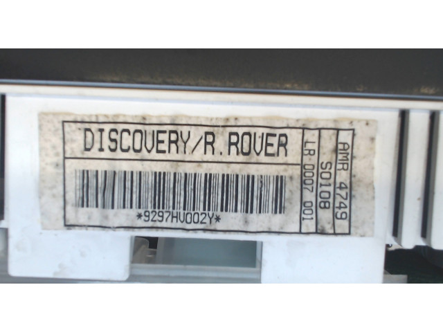 Панель приборов  Land Rover Discovery 1 1989-1998       9297HU002Y      2.5  Дизель