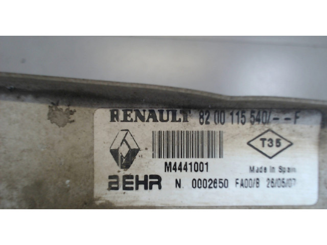 Интеркулер  Renault Scenic 2003-2009 1.9  8200115540    