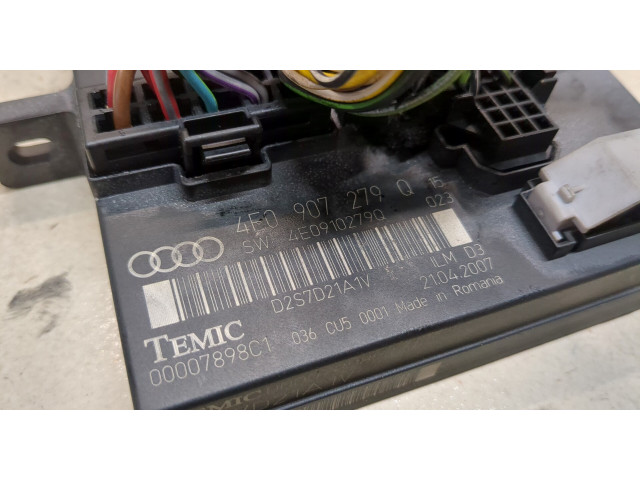 Блок комфорта  Audi A8 (D3) 2005-2007      4E0907279Q  