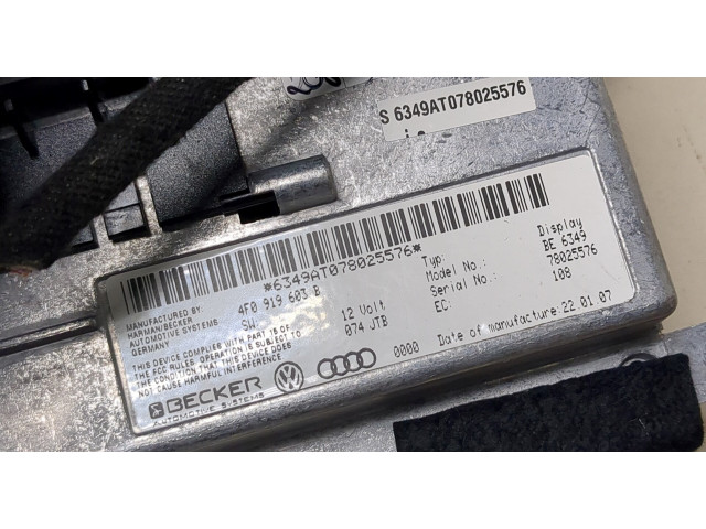 Дисплей бортового компьютера  Audi A6 (C6) 2005-2011 4F0919603B         