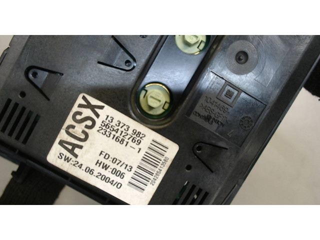 Дисплей бортового компьютера  Opel Zafira B 2005-2012 13373982         