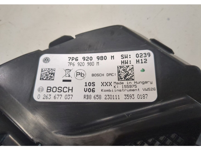 Панель приборов  Volkswagen Touareg 2010-2014       7P6920980MX    3.6  Бензин
