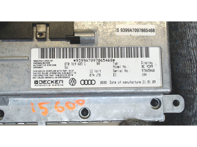 Дисплей бортового компьютера  Audi A5 2007-2011 8T0919603C        