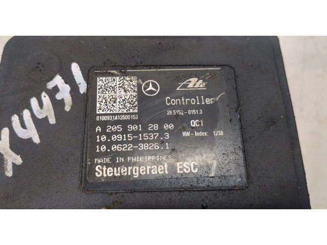Блок АБС, насос (ABS, ESP, ASR)  Mercedes C W205 2014-2018      