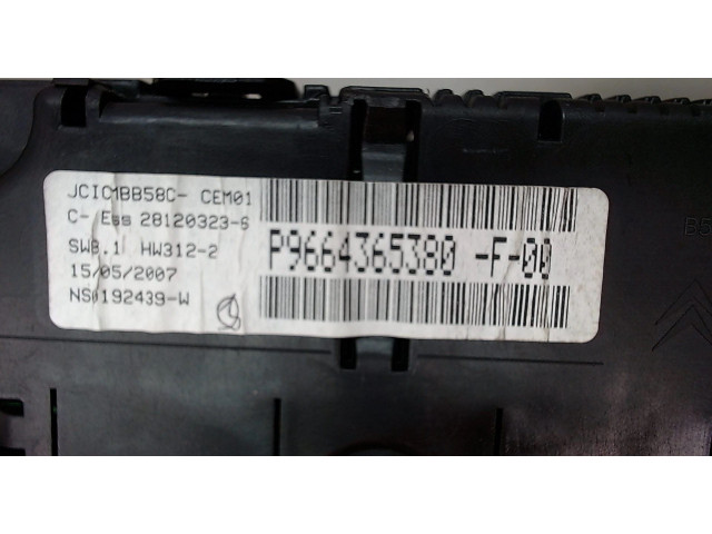 Панель приборов  Citroen C4 Picasso 2006-2013       p9664365380     1.8  Бензин