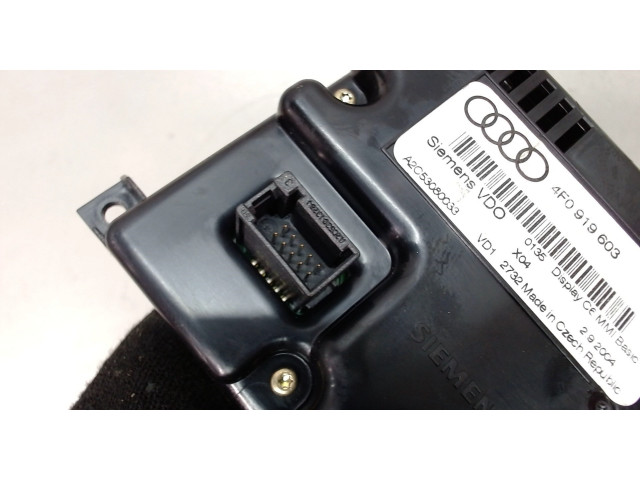 Дисплей мультимедиа  Audi A6 (C6) 2005-2011 4F0919603         