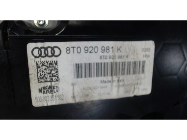 Панель приборов  Audi A5 2007-2011       8T0920981K    3  Дизель