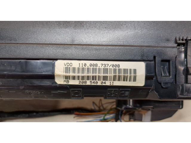 Панель приборов  Mercedes CLK W208 1997-2002       A2085400411     
