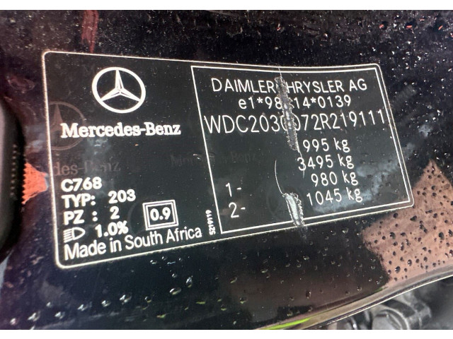 Стойка амортизатора  Mercedes C W203 2000-2007      2.2  дизель