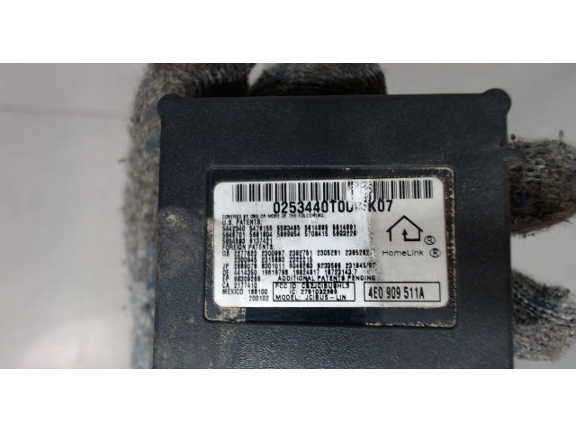 Блок комфорта  Audi A8 (D3) 2007-2010      4E0909511A    