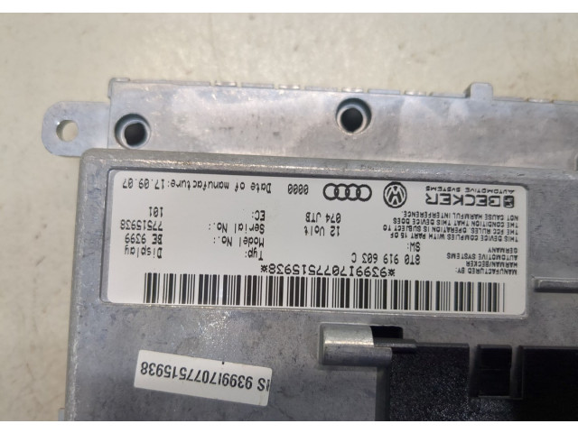 Дисплей бортового компьютера  Audi S5 (8T) 2007-2016 8T0919603C       