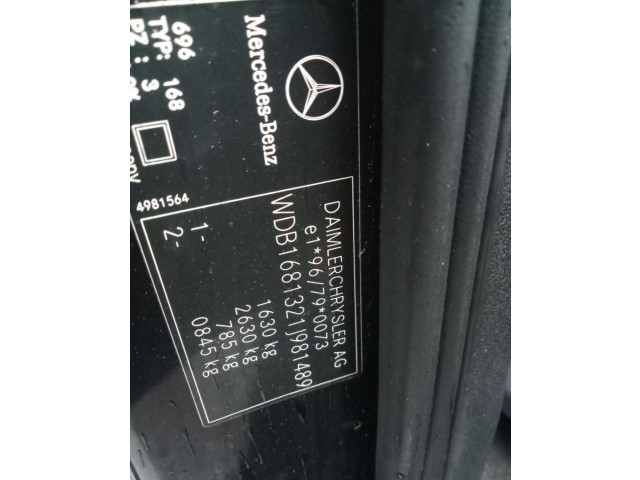 Диск тормозной  Mercedes A W168 1997-2004 1.9  передний           