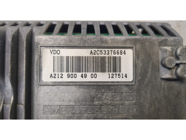 Дисплей бортового компьютера  Mercedes E W212 2009-2013 a2129004900         
