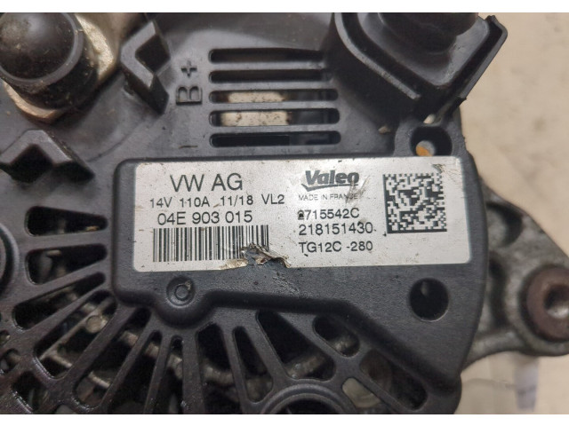 Генератор  Volkswagen Golf 7 2017-2019       04E903015, 04E903015A    