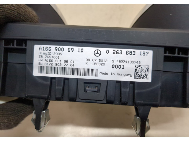Панель приборов  Mercedes GL X166 2012-2016            