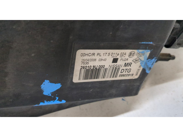 Фара передняя  Nissan Note E11 2006-2013 правая 