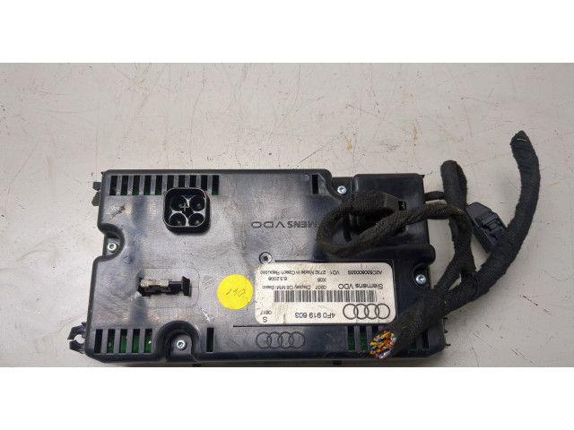 Дисплей бортового компьютера  Audi A6 (C6) 2005-2011 4F0919603         