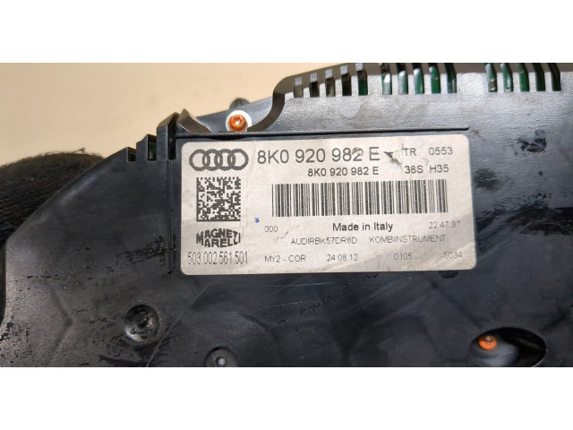 Панель приборов  Audi A4 (B8) 2011-2015       8K0920982E     