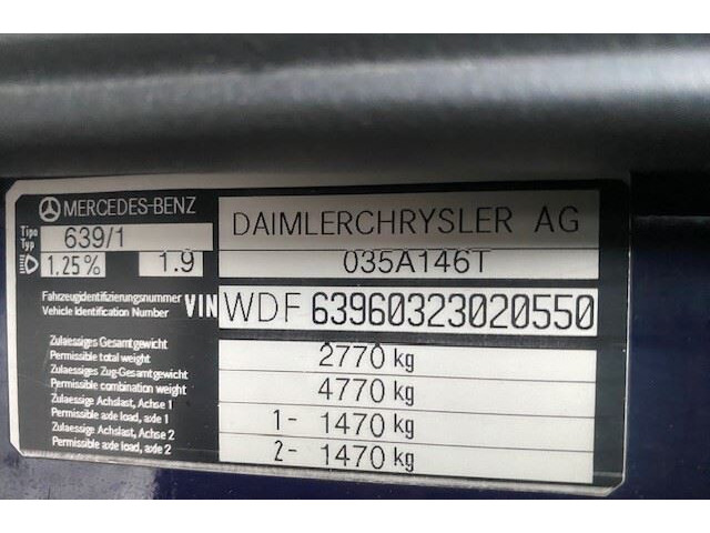 Стойка амортизатора  Mercedes Vito W639 2004-2013      2.2  дизель