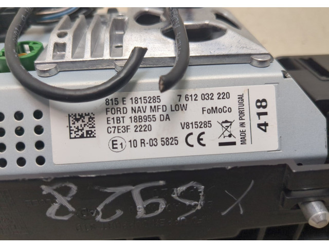Дисплей бортового компьютера  Ford Focus 3 2011-2015 E1BT18B955DA, 7612032220       
