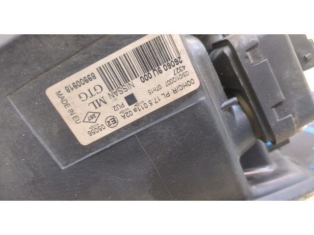 Фара передняя  Nissan Note E11 2006-2013 левая 
