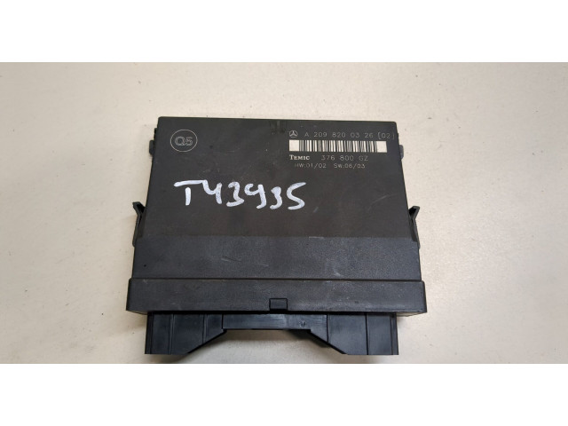 Блок комфорта  Mercedes CLK W209 2002-2009      A2098200326  