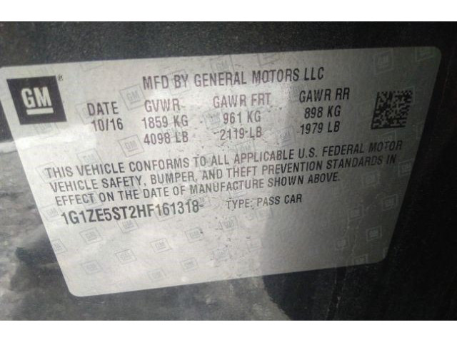 Решетка радиатора  Chevrolet Malibu 2015-2018          1.5 84061034