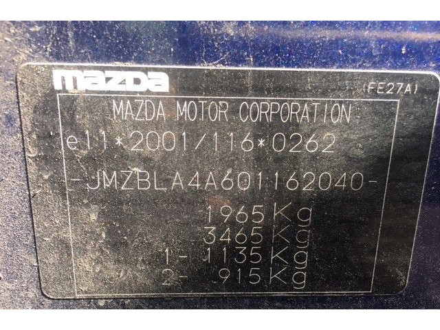 Стойка амортизатора  Mazda 3 (BL) 2009-2013 BBP84900A, BBP834011C  3   2.2  дизель