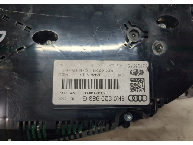 Панель приборов  Audi A4 (B8) 2011-2015       8K0920983G     