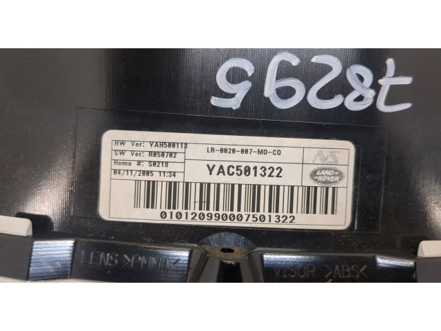 Панель приборов  Land Rover Range Rover Sport 2005-2009       YAC501322     
