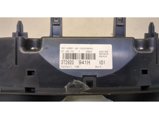 Панель приборов  Skoda SuperB 2008-2015       3T920941H    2  Дизель