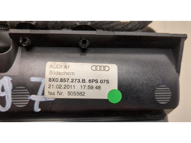 Дисплей бортового компьютера  Audi A1 (8X) 2010-2014 8X0857273B       