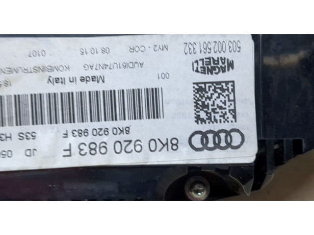 Панель приборов  Audi A4 (B8) 2011-2015       8K0920983F     