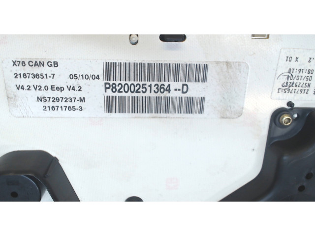 Панель приборов  Renault Kangoo 1998-2008       8200251364    1.2  Бензин