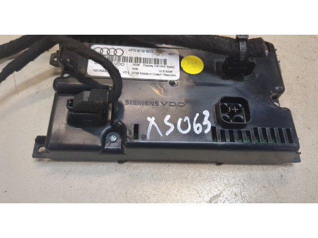 Дисплей бортового компьютера  Audi A6 (C6) 2005-2011 4F0919603         