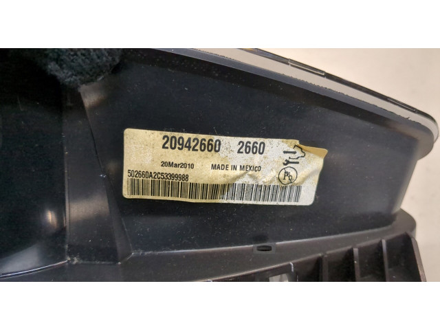 Панель приборов  Cadillac SRX 2009-2012            