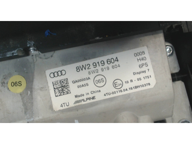 Дисплей бортового компьютера  Audi A4 (B9) 2015-2020 8W2919604         