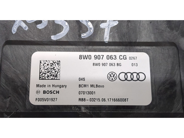Блок комфорта  Audi S5 (F5) 2016-2019      8W0907063CG  