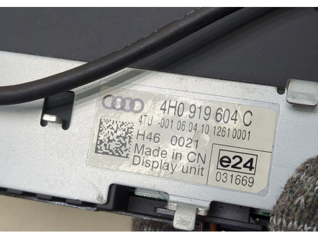 Дисплей бортового компьютера  Audi A8 (D4) 2010-2017 4H0919604G       