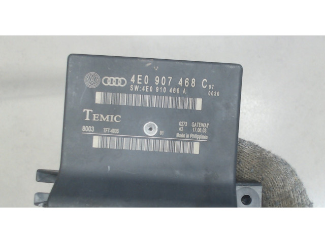 Блок комфорта  Audi A8 (D3) 2002-2005      4E0907468C    
