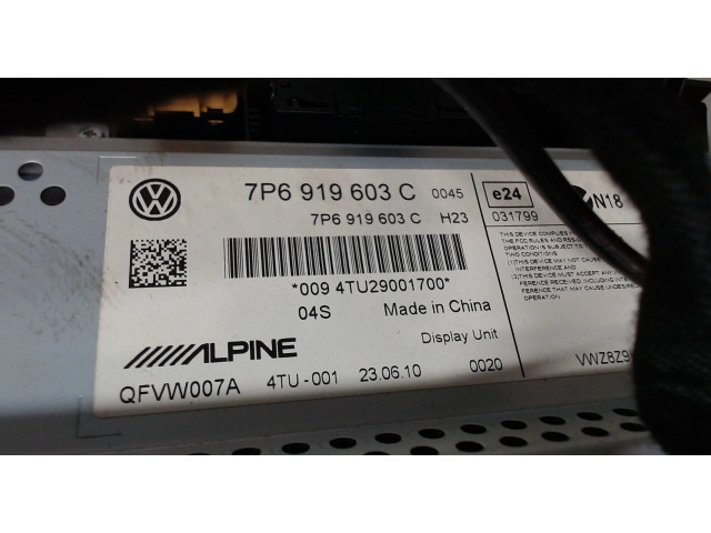 Дисплей мультимедиа  Volkswagen Touareg 2010-2014 7P6919603C        